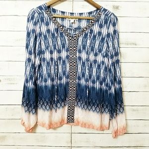 Vintage America | Boho Ikat tie top